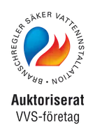 Logotyp: Auktoriserat VVS-företag, Säker Vatten